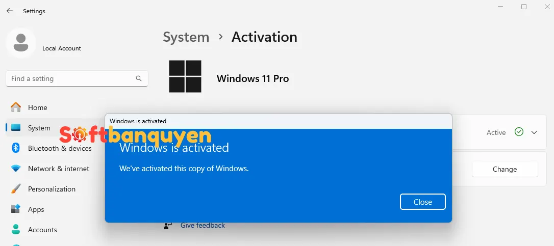 Active windows 11 pro key